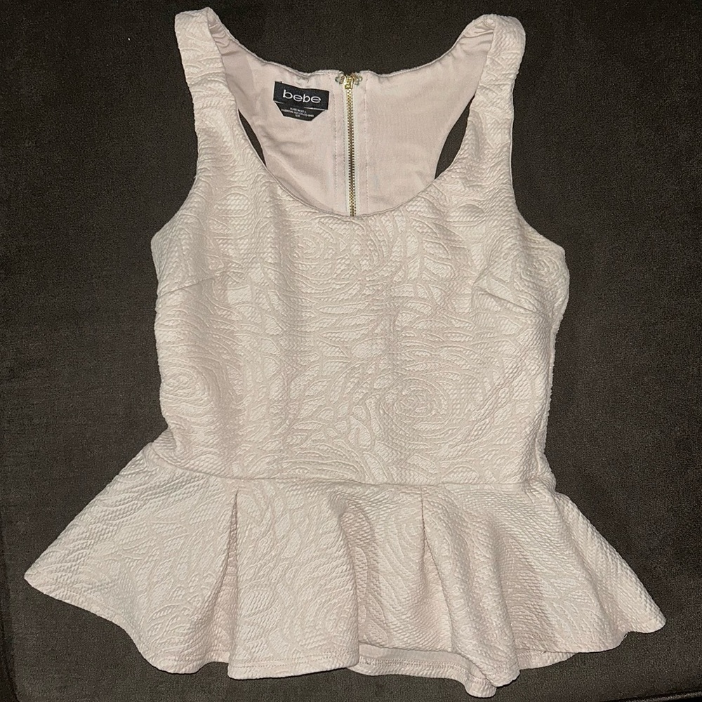 Bebe Peplum Top